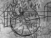 le scritte Vecuvia e Turns associate a cerchi e “edifici”